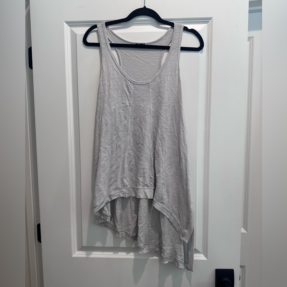 Wilt Light Gray Asymmetrical Tank Top
